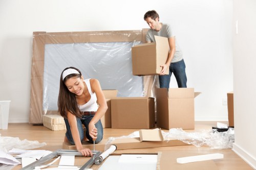 House movers planning a residential move in Teddington