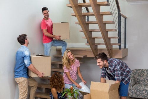 Professional packing service for a Teddington home move
