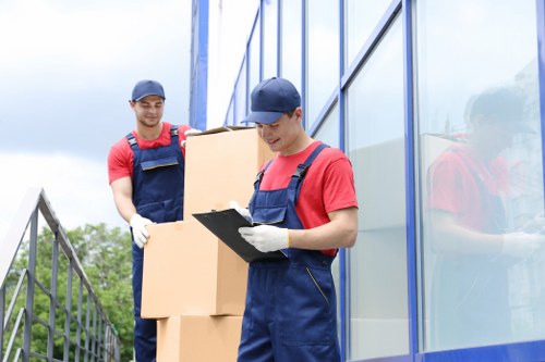 Moving team helping with a home removal in Teddington