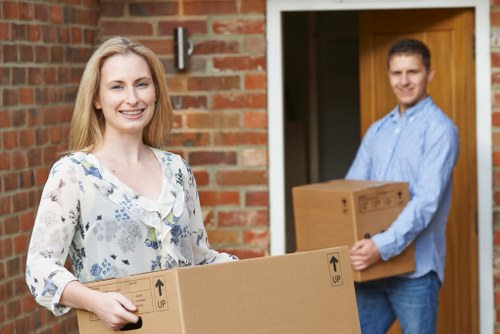 Removals van service for homes in Teddington
