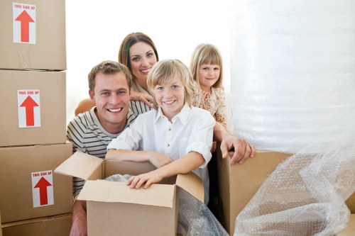 Local packing team preparing a residential move in Teddington