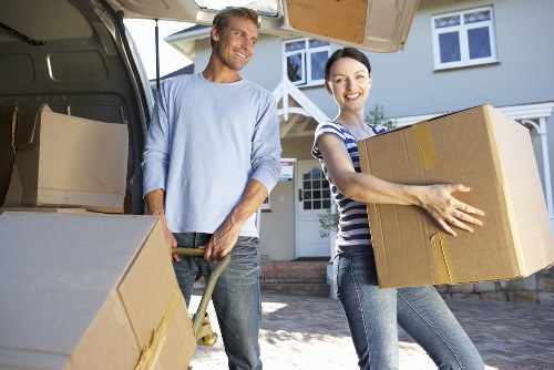 Man with van team completing a scheduled move