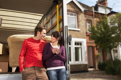 Local removal truck for flat and office moves in Teddington